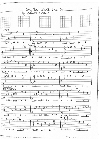 Say You Won't Let Go