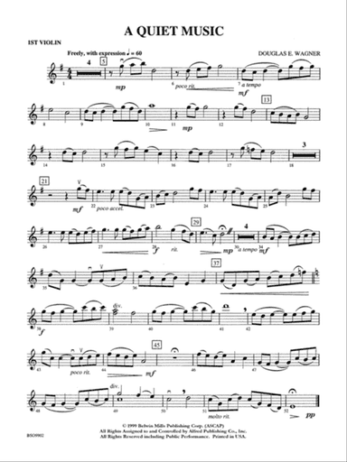 A Quiet Music: 1st Violin