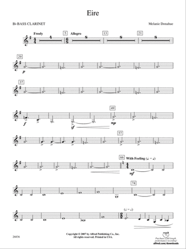 Eire: B-flat Bass Clarinet
