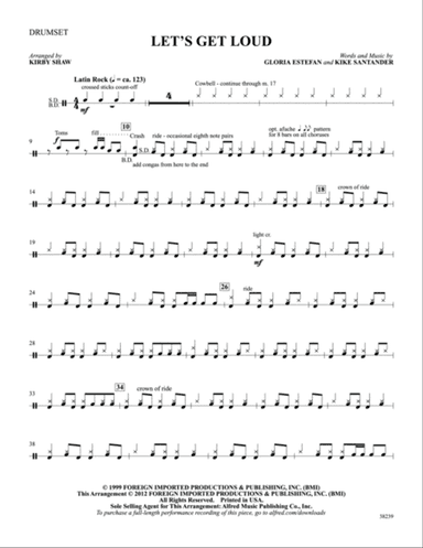Let's Get Loud: Drums