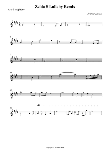 Zelda S Lullaby Remix