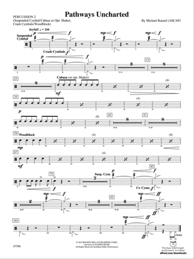 Pathways Uncharted: 2nd Percussion