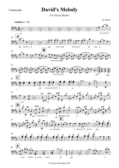 David's Melody (School Arrangement)