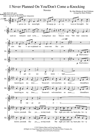 I Never Planned On You/don't Come A-knocking