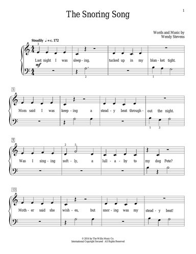 The Snoring Song