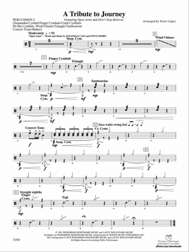 A Tribute to Journey: 2nd Percussion