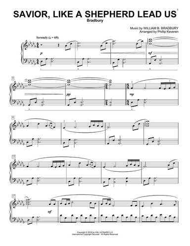 Savior, Like A Shepherd Lead Us (arr. Phillip Keveren)