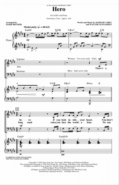 Hero (arr. Mark Brymer)