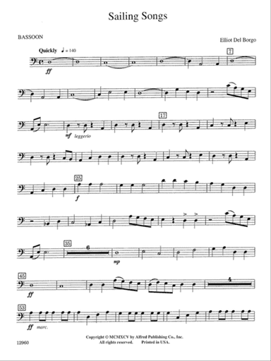 Sailing Songs: Bassoon