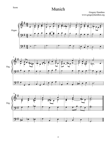 Hanover - O Worship the King - Alternate Harmonization