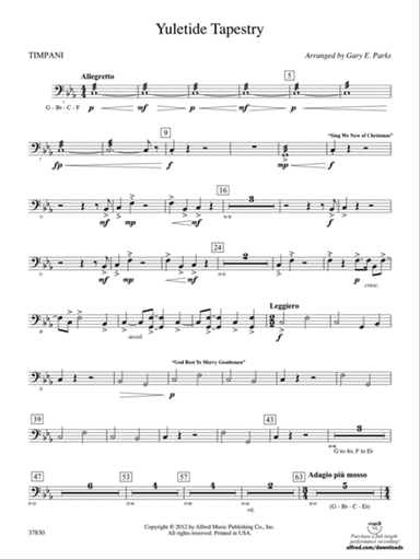 Yuletide Tapestry: Timpani