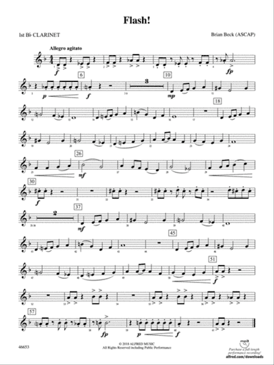 Flash!: 1st B-flat Clarinet