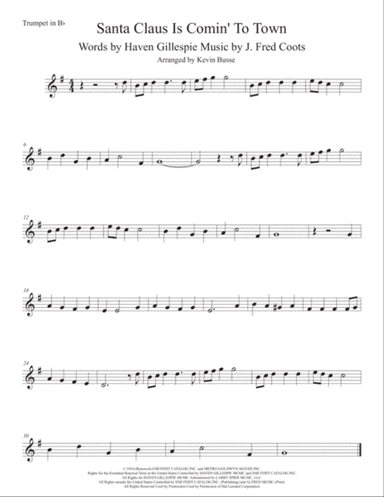 Santa Claus Is Comin' To Town