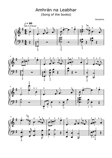 Amhrán na Leabhar (Song of the books)