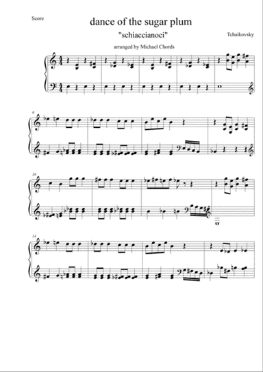 dance of the sugar plum EASY PIANO