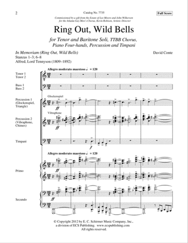 Ring Out, Wild Bells (Downloadable Full Score)