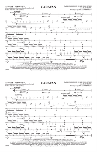 Caravan: Auxiliary Percussion