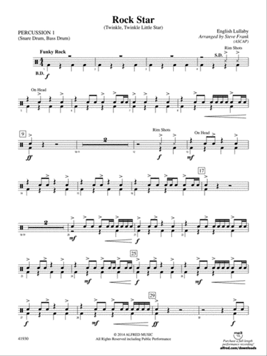 Rock Star: 1st Percussion
