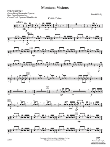 Montana Visions: 2nd Percussion
