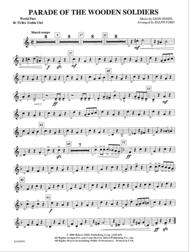 Parade of the Wooden Soldiers: WP B-flat Tuba T.C.