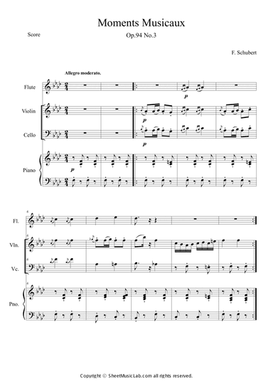 Moments Musicaux No.3