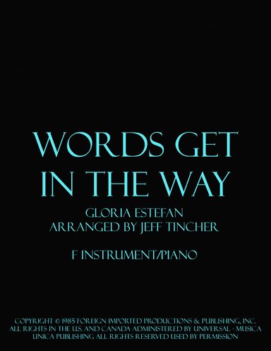 Words Get In The Way
