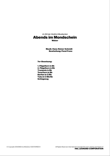 Abends Im Mondschein