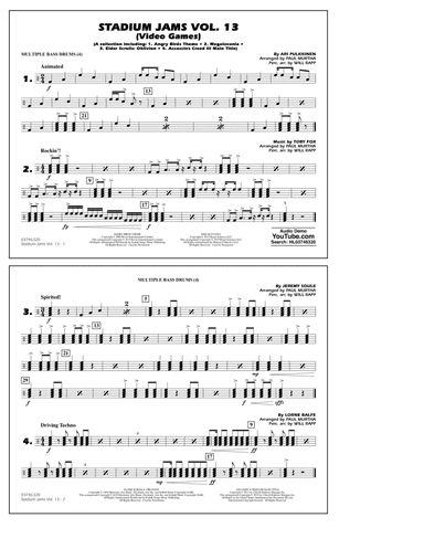Stadium Jams Volume 13 (Video Games) - Multiple Bass Drums