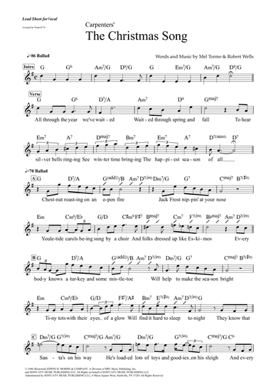 The Christmas Song (chestnuts Roasting On An Open Fire)