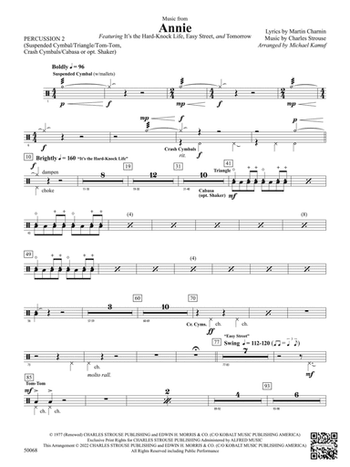 Annie: 2nd Percussion