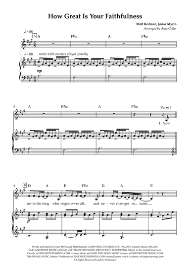 How Great Is Your Faithfulness