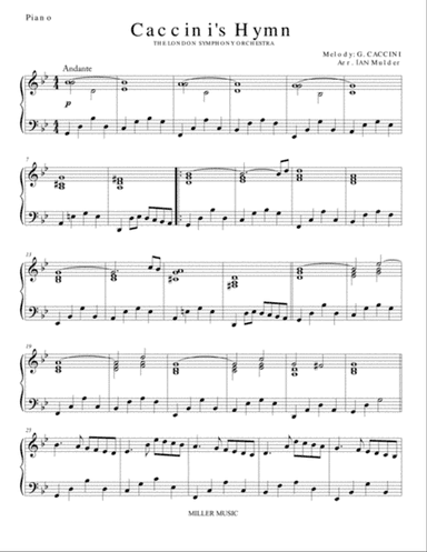 Caccini's Hymn