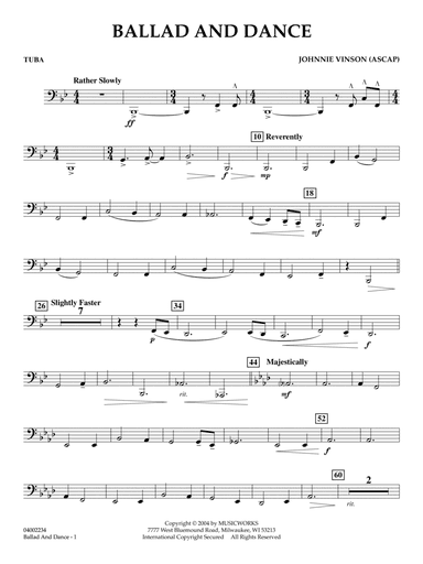 Ballad And Dance - Tuba