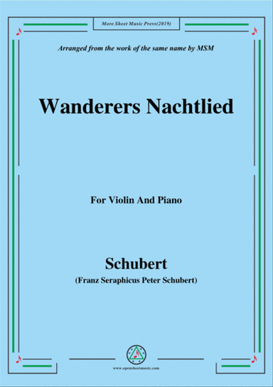 Schubert-Heidenröslein,for Flute and Piano