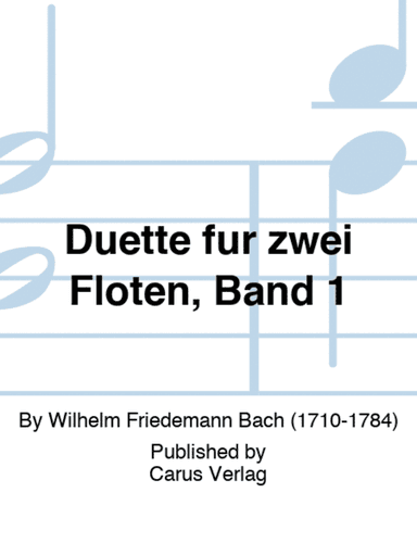 Duette fur zwei Floten, Band 1