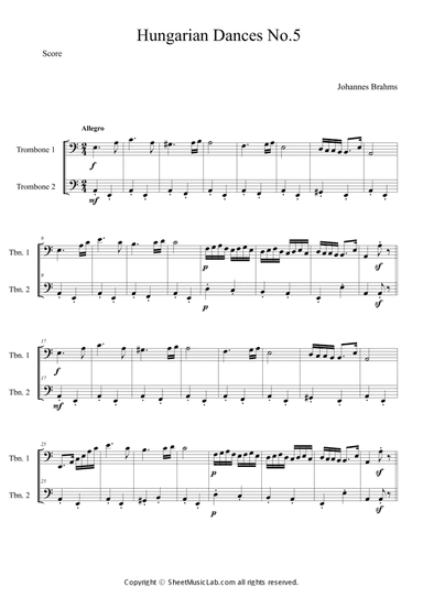 Hungarian Dances No.5 in A minor