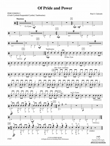 Of Pride and Power: 2nd Percussion