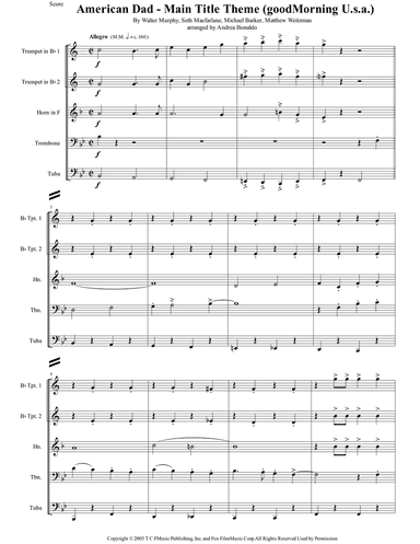 American Dad - Main Title Theme (good Morning U.s.a.)
