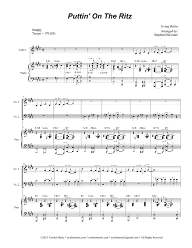 Puttin' On The Ritz (Cello Duet - Alternate Version)