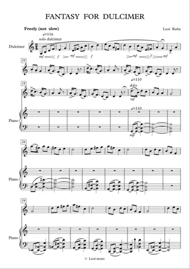Fantasy for dulcimer