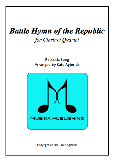 Battle Hymn of the Republic - a Jazz Arrangement - for Clarinet Quartet