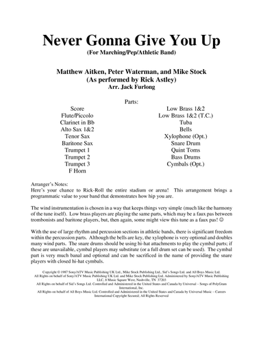 Never Gonna Give You Up