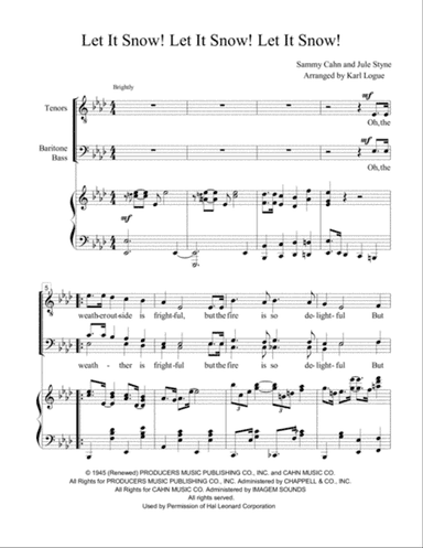 Let It Snow! Let It Snow! Let It Snow!