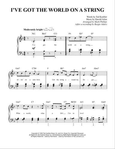 I've Got The World On A String