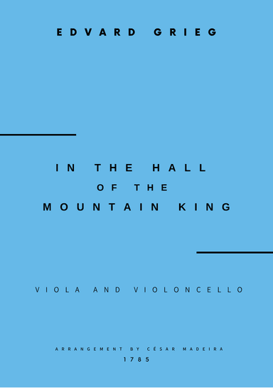 In The Hall Of The Mountain King - Viola and Cello (Full Score and Parts)