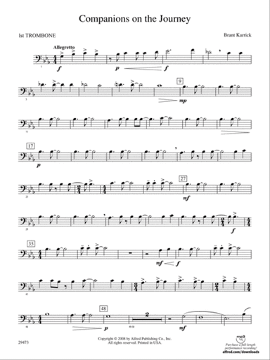 Companions on the Journey: 1st Trombone