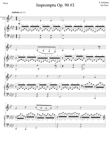 Impromptu Op. 90 #3