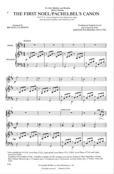 The First Noel / Pachelbel's Canon