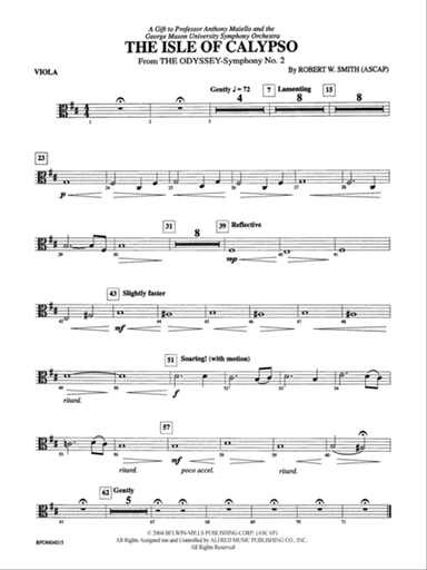 The Isle of Calypso (from The Odyssey (Symphony No. 2)): Viola