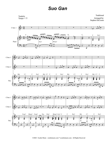 Suo Gan (Duet for C-Instruments)